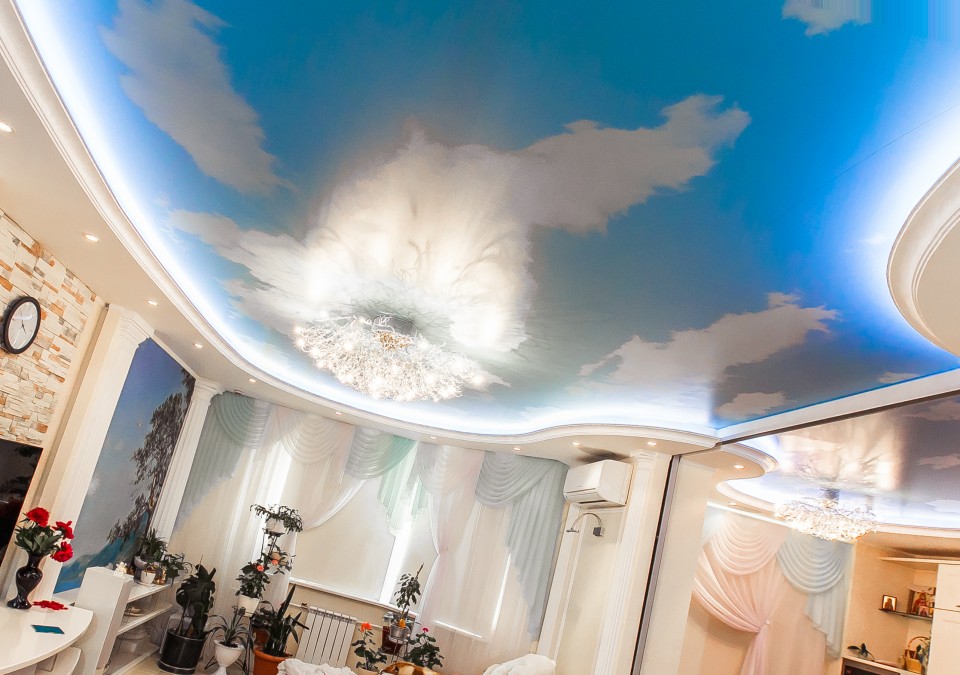 Заказать потолок с фотопечатью в г. Арск
